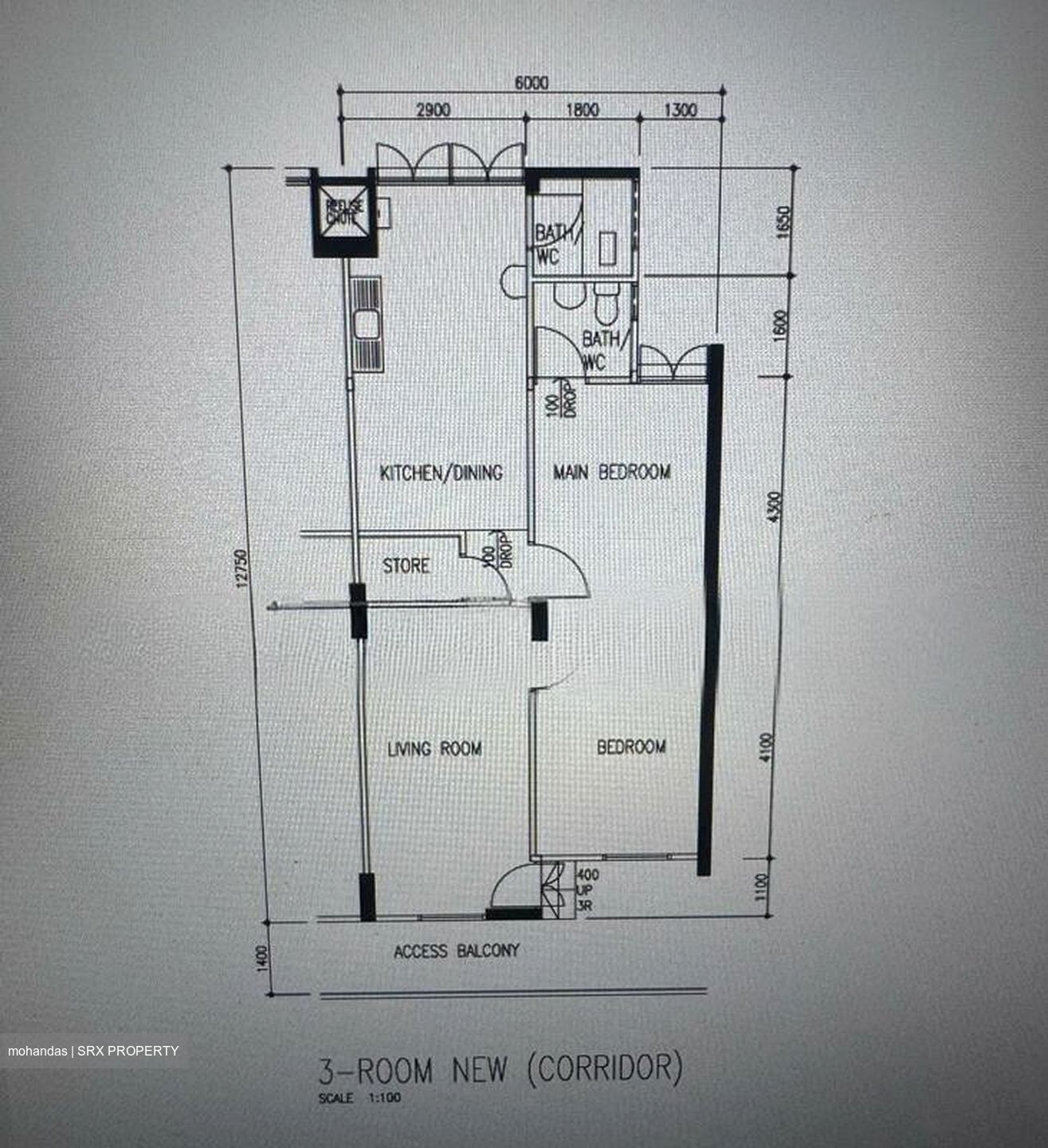 Blk 242 Gombak View (Bukit Batok), HDB 3 Rooms #507773711